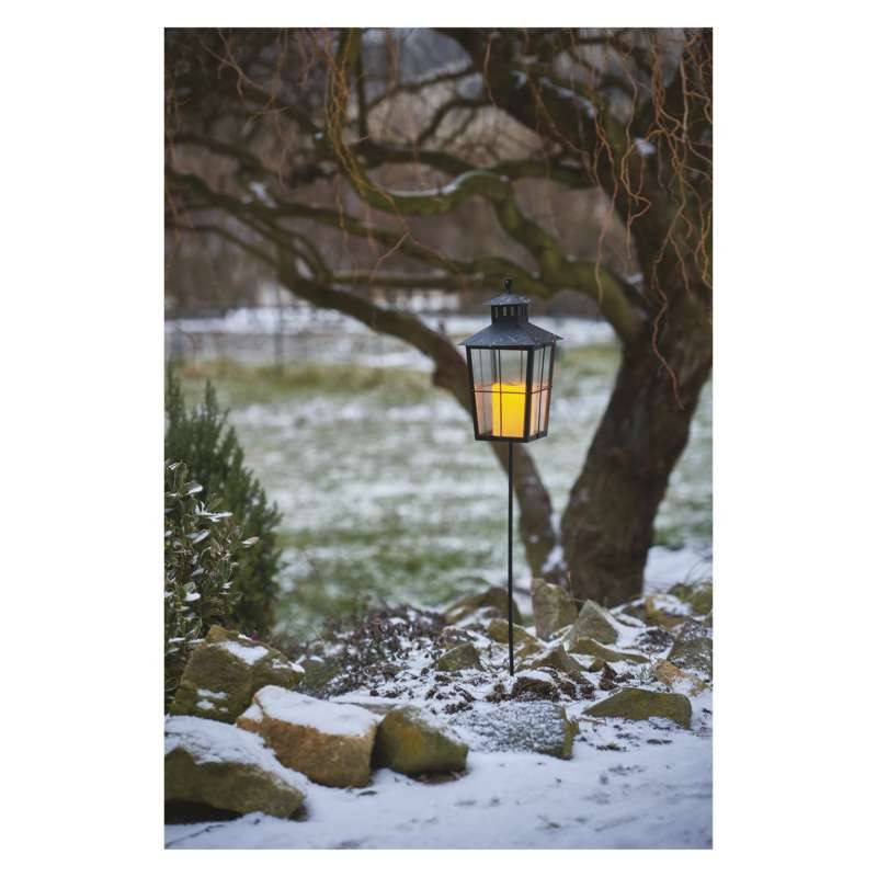 Dekoratsioon 1 LED latern seisev 15x90cm vintage 3xAAA *