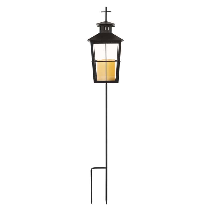 Dekoratsioon 1 LED latern seisev 15x90cm vintage 3xAAA *