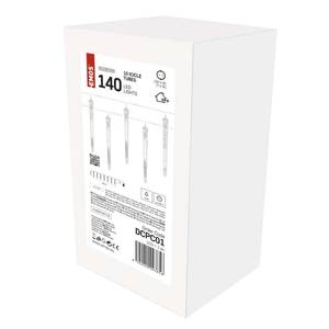 Valguskett 140 LED 0,29x3,6m + 5m jääpurikad külm valgus