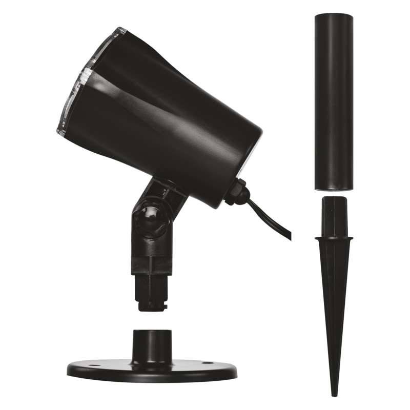LED projektor IP44 lumehelbed külm valgus
