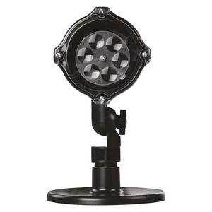 LED projektor IP44 lumehelbed külm valgus