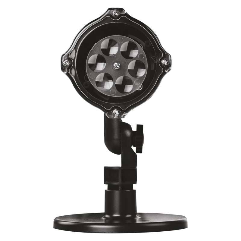 LED projektor IP44 lumehelbed külm valgus