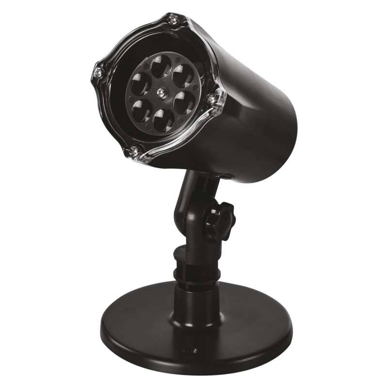 LED projektor IP44 lumehelbed külm valgus