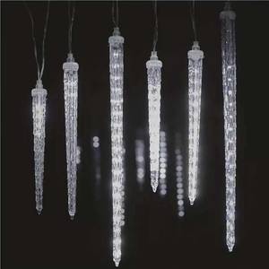 160LED ICICLE 6 TUBES CW FALL
