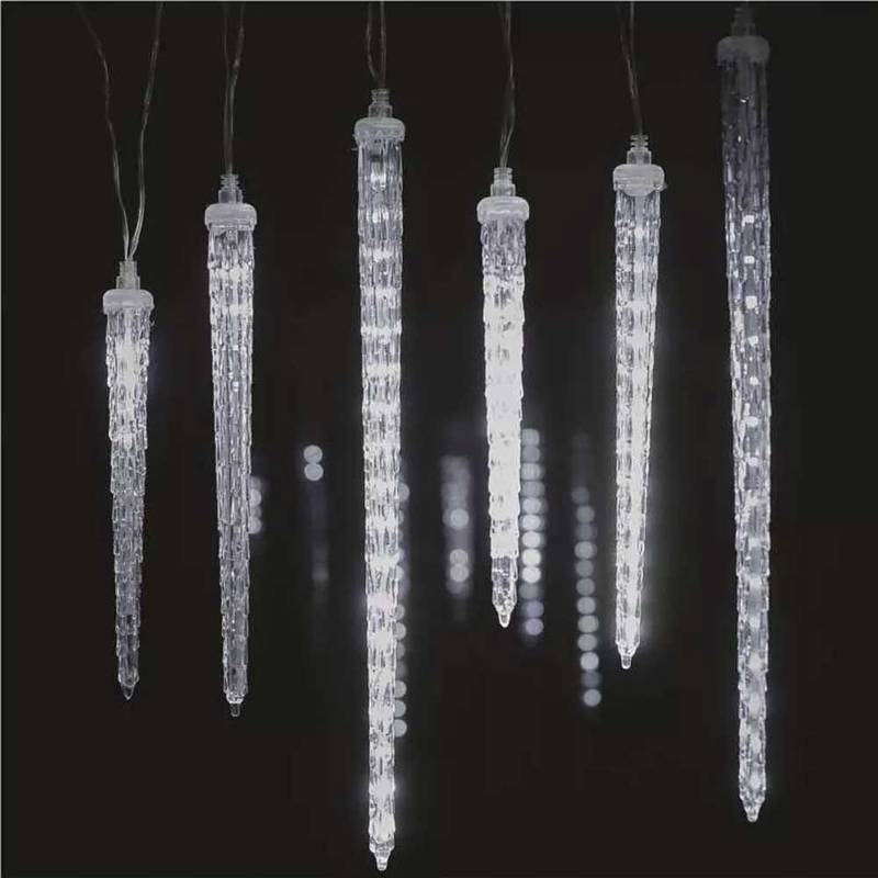 160LED ICICLE 6 TUBES CW FALL