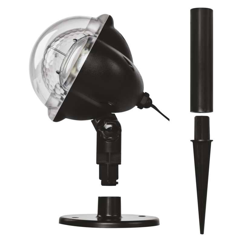 LED projektor IP44 tähed külm/soe valgus