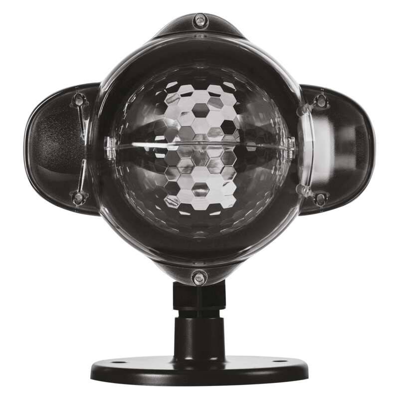 LED projektor IP44 tähed külm/soe valgus