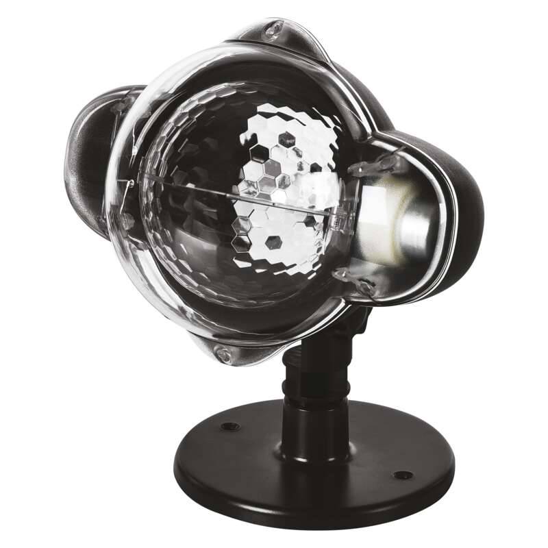 LED projektor IP44 tähed külm/soe valgus