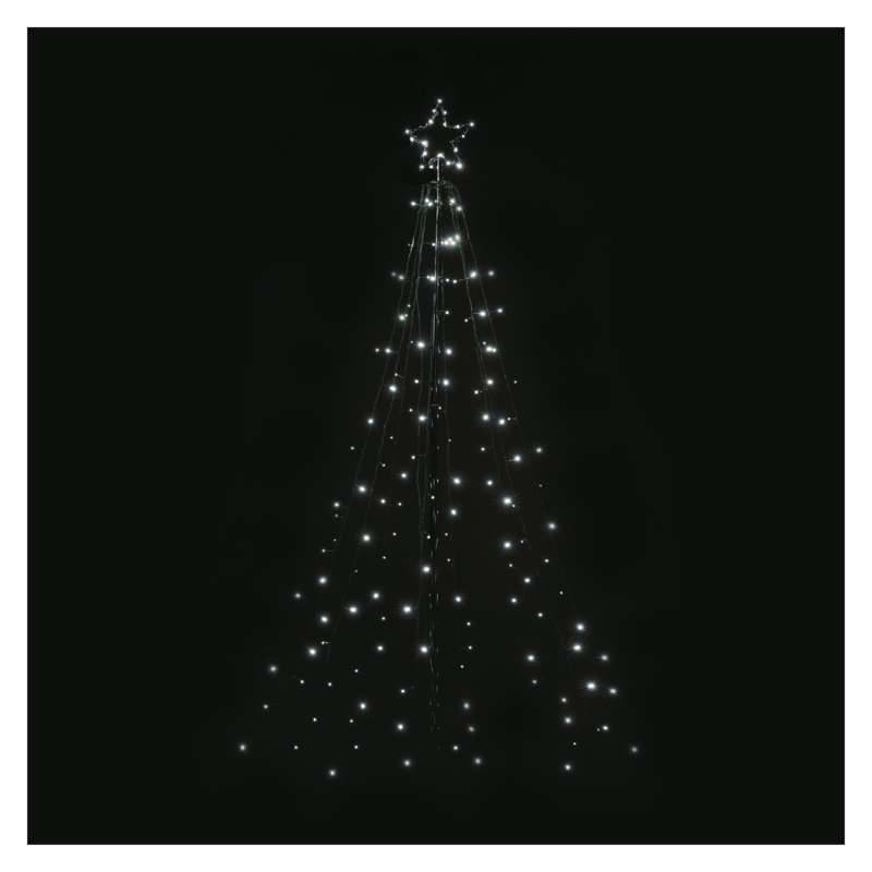 Dekoratsioon 180 LED jõulupuu 180cm IP44 külm valgus taimeriga