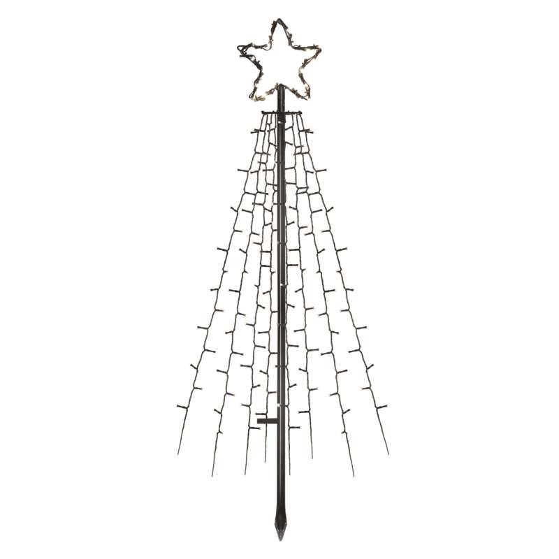 Dekoratsioon 180 LED jõulupuu 180cm IP44 külm valgus taimeriga
