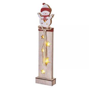 5LED XMAS WOOD SNOWMEN 2AA T WW