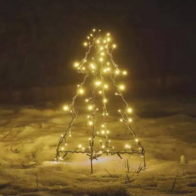 Dekoratsioon 90 LED jõulukuusk h50cm soe valgus