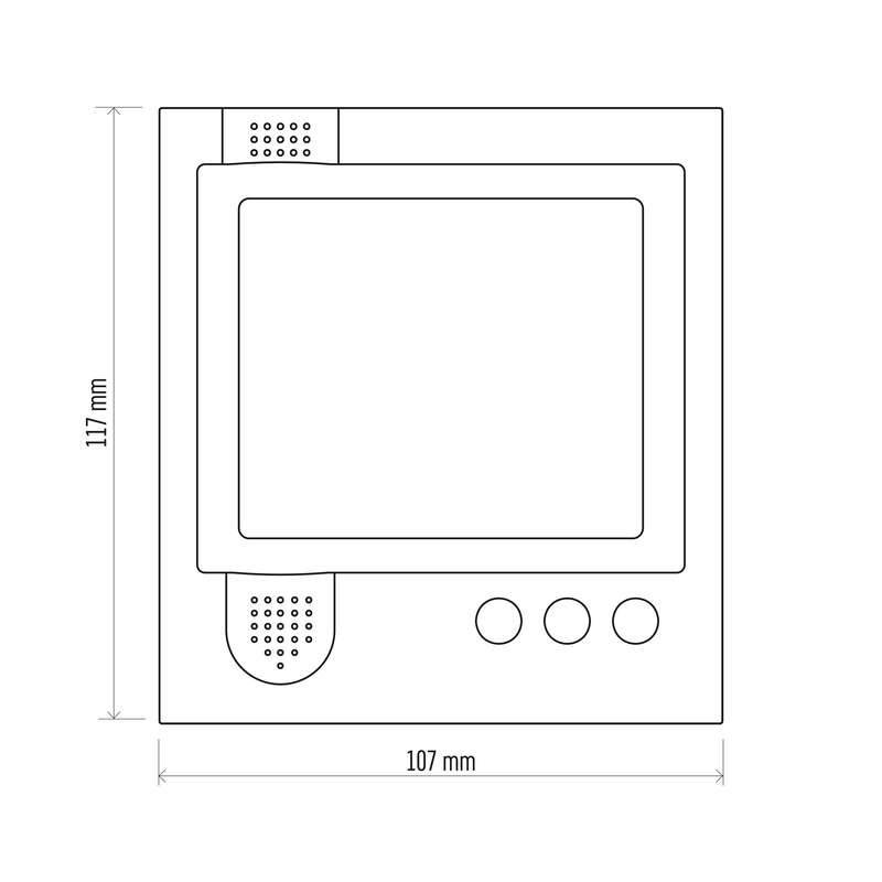 Digitaalne termomeeter juhtmega anduriga RS8471 *