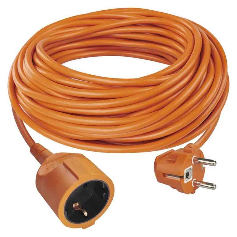 Jätkujuhe 30m H05VV-F3G 1.5 mm² oranž maandusega