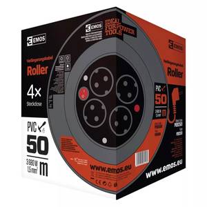 Kaablitrummel 50m 3x1.5mm² H05VV-F3G