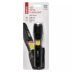 Taskulamp LED 5W+ 3W COB Flashlight with focus