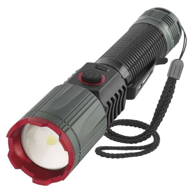 Laetav LED taskulamp, 1200 lm, akupangaga, USB-C