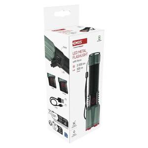 Laetav LED taskulamp, 3000 lm, akupangaga, USB-C