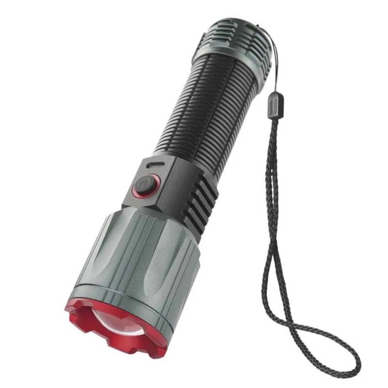 Laetav LED taskulamp, 3000 lm, akupangaga, USB-C