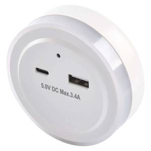 LED öövalgusti, USB laadijaga, fotosensor, 5lm *