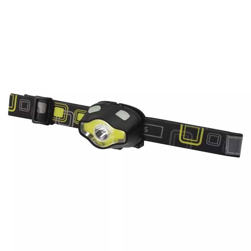 Pealamp 3W LED+COB 220lm 100m 3x AAA