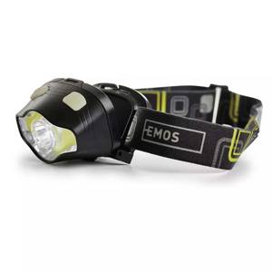 Pealamp 3W LED+COB 220lm 100m 3x AAA