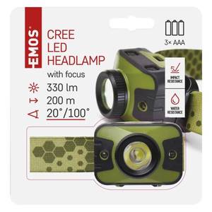CREE LED pealamp, 330 lm, 200 m