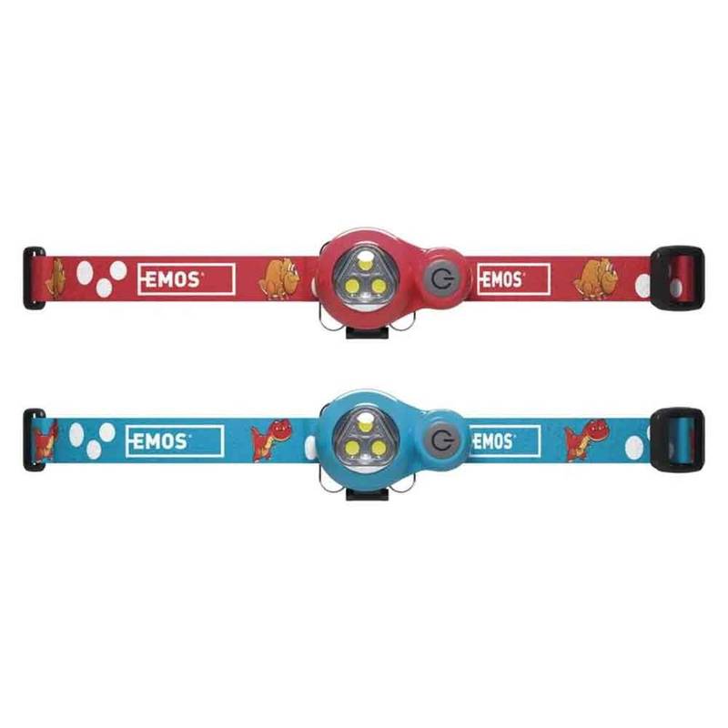 Headlamp - Dino, 2× CR2032, 8 pcs, display box