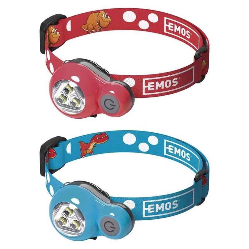 Headlamp - Dino, 2× CR2032, 8 pcs, display box