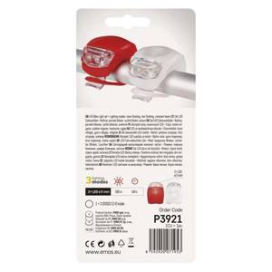 LED jalgrattatulede komplekt (esi- ja tagatuli), 10 lm