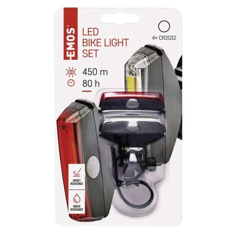 LED jalgrattatulede komplekt (esi- ja tagatuli), 22 lm