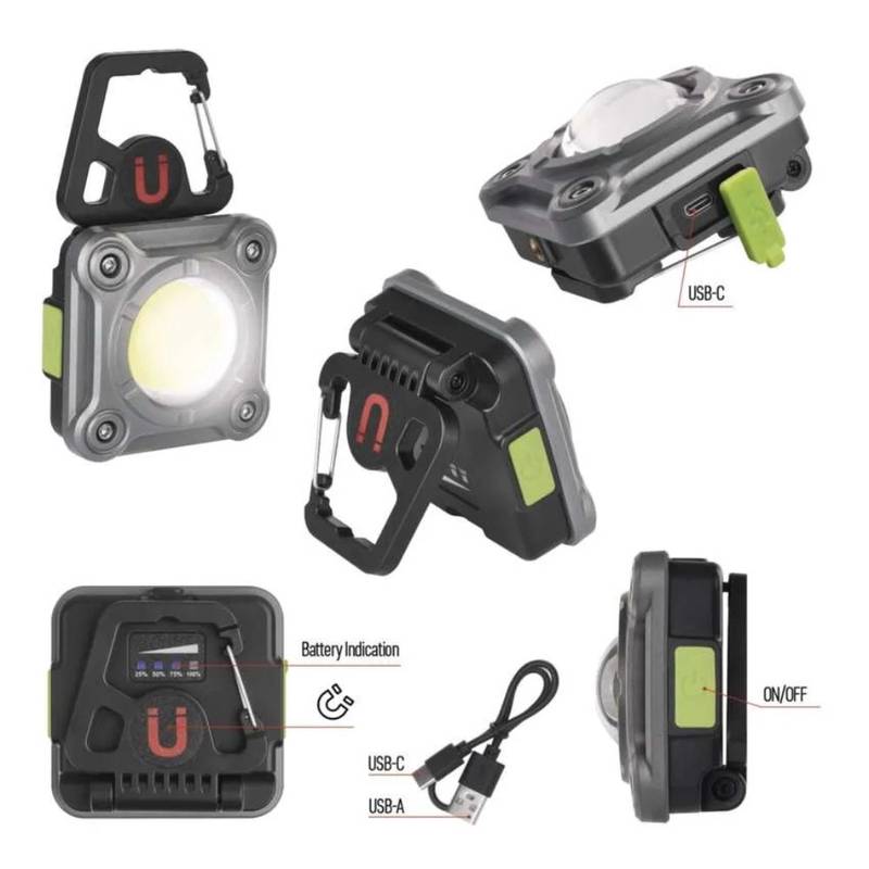Laetav COB LED-tööprožektor P4543, 1200 lm