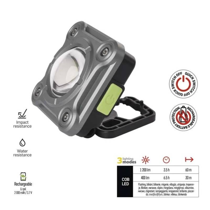 Laetav COB LED-tööprožektor P4543, 1200 lm