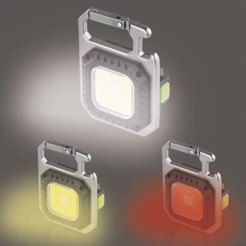 Laetav mini-LED-taskulamp / võtmehoidja, 750 lm