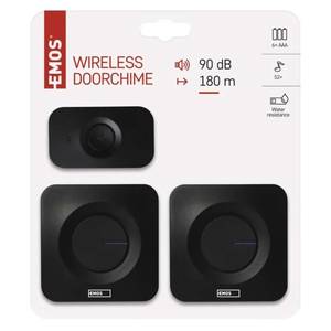 Wireless Doorbell P5730, with Two Receivers