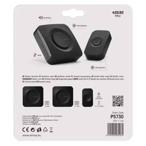 Wireless Doorbell P5730, with Two Receivers