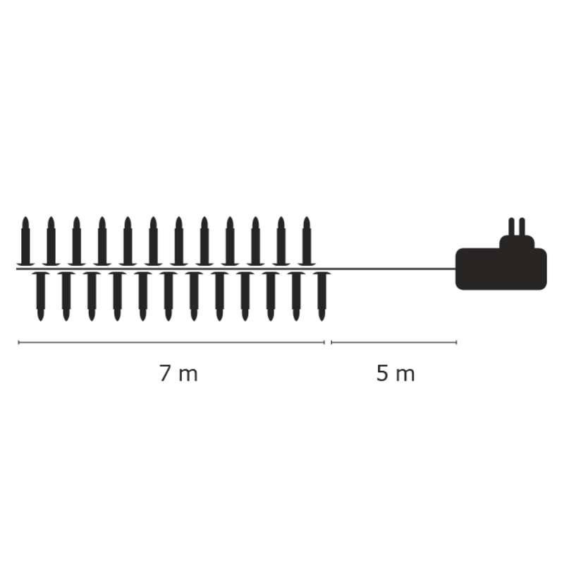 20LED XMAS CANDLE 7M WW