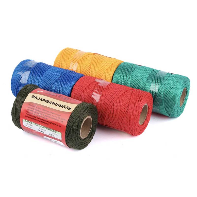 Polypropylene multifillament twisted cord 2mm/100m