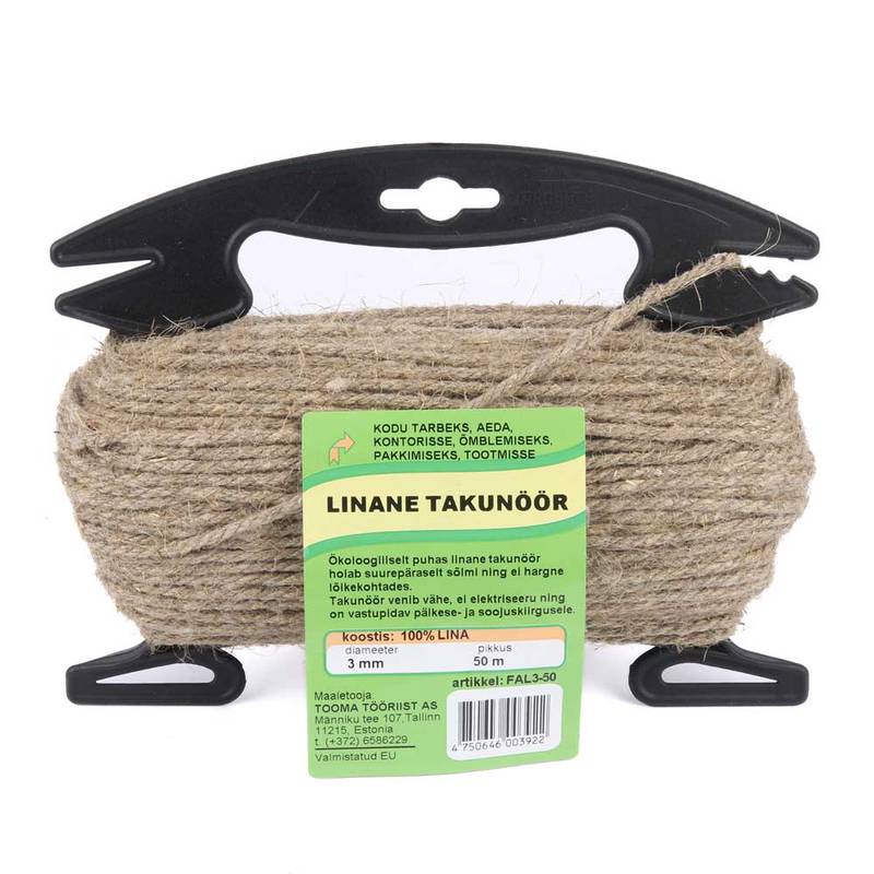 Takunöör 3mm/50m raam