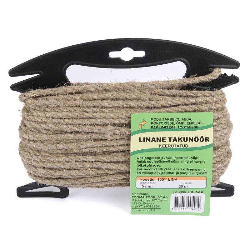 Takunöör 5mm/20m raam