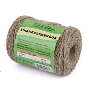 Linane pakkenöör 2mm 100m rull