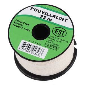 Puuvillalint 5mm/25m