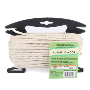 Cord cotton braided Ø5mm 20m