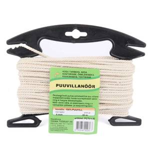 Rope cotton twisted 3-strand 4mm 20m