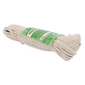 Rope cotton twisted 3-strand 4mm 20m