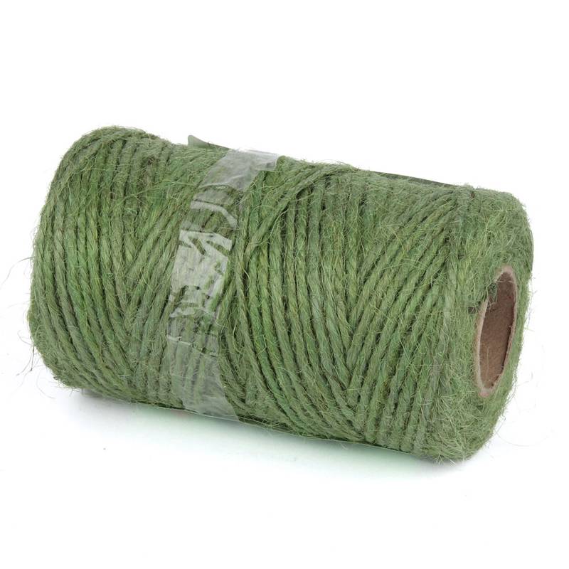 Jutenöör 2mm 100m rull roheline