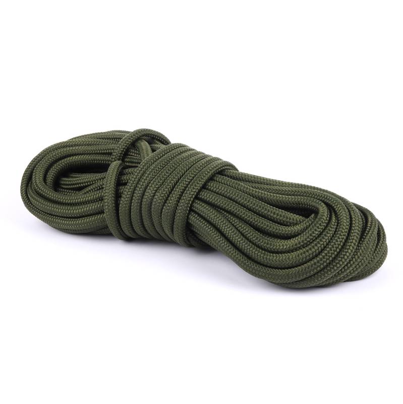 Punutud köis polüpropüleen 10mm/20m vihk militaar