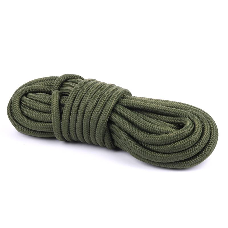 Punutud köis polüpropüleen 12mm/20m vihk militaar