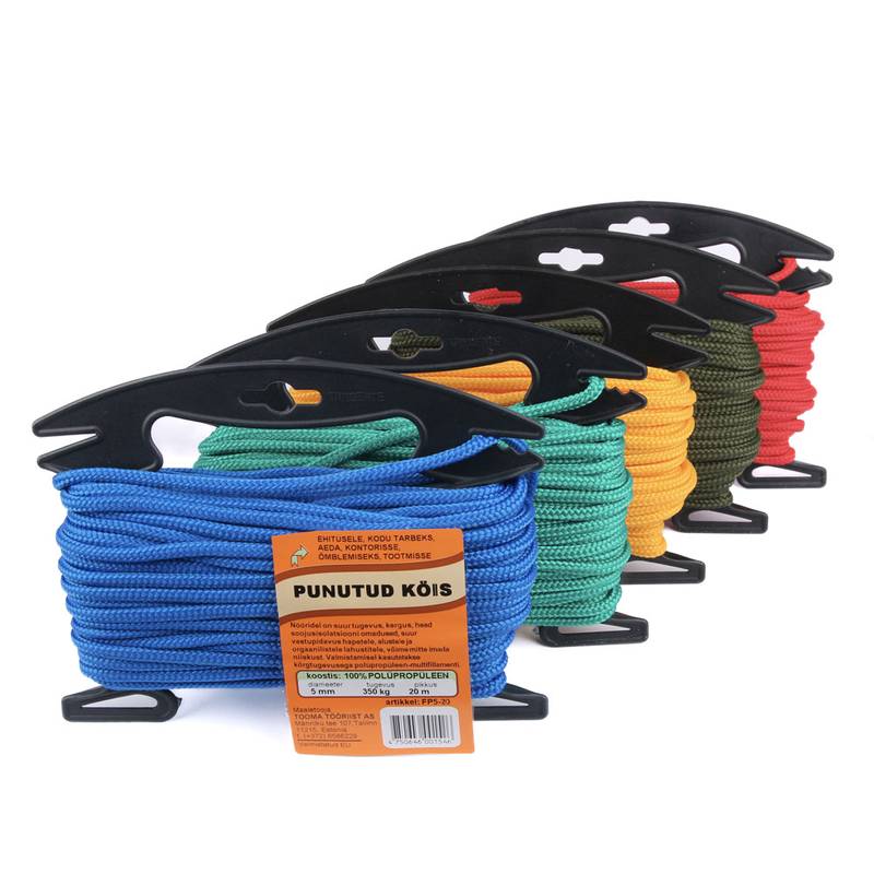 Punutud nöör polüpropüleen 5mm/20m raam