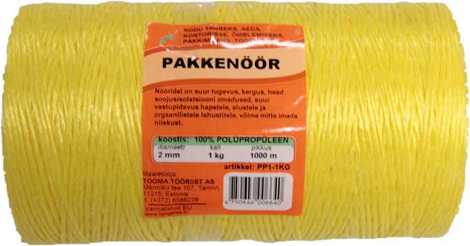 Agricultural polypropylene split-film twine 2mm/1000m 1kg